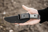 TOPS Overlander Knife 1095 Carbon Steel Full Tang Micarta Handle Rugged USA Made For Survivalists by Black Country Outdoor