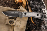 TOPS Overlander Knife 1095 Carbon Steel Full Tang Micarta Handle Rugged USA Made For Survivalists by Black Country Outdoor
