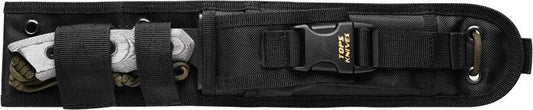TOPS Alaskan Harpoon Fixed Blade Knife 1095 Steel Full Tang Black Linen Micarta Handle For Outdoor Enthusiasts by Black Country Outdoor