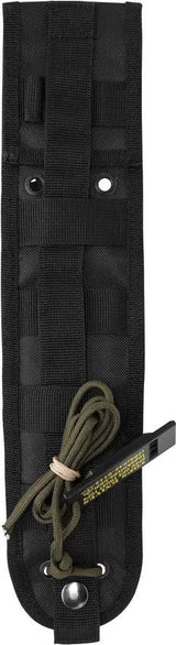 TOPS Air Wolfe Knife 5In Blade 1095 High Carbon Steel Full Tang G10 Handle With Nylon Sheath USA Made For Outdoors by Black Country Outdoor