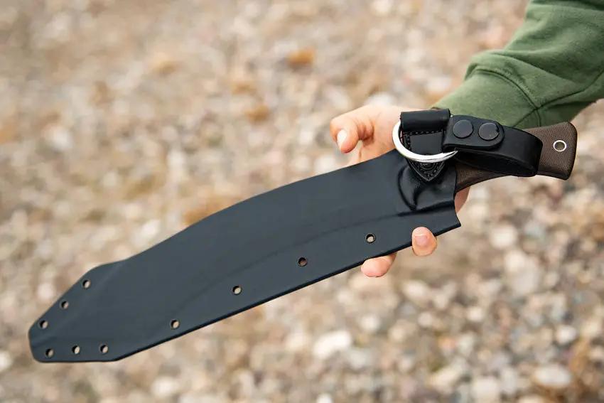 TOPS A-Klub Machete AKLB-02 Full Tang Tungsten Cerakote Blade - Durable 1095HC Steel For Outdoor Survivalists by TOPS