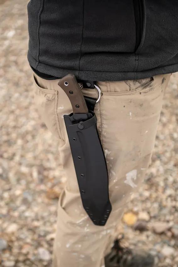 TOPS A-Klub Machete AKLB-02 Full Tang Tungsten Cerakote Blade - Durable 1095HC Steel For Outdoor Survivalists by TOPS