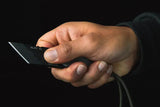 TOPS ALRTXL-03 TP Fixed Blade Knife - Compact Neck Carry With 2.75in Tanto Micarta Handle by TOPS