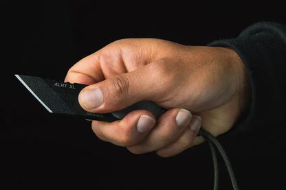 TOPS ALRTXL-03 TP Fixed Blade Knife - Compact Neck Carry With 2.75in Tanto Micarta Handle by TOPS