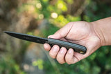 TOPS Baja 4.5 Fixed Blade Knife - Rugged Green Micarta Handle, Full Tang, Cerakote 1095HC For Outdoor Survivalists by TOPS