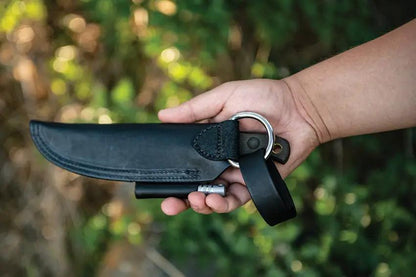 TOPS Baja 4.5 Fixed Blade Knife - Rugged Green Micarta Handle, Full Tang, Cerakote 1095HC For Outdoor Survivalists by TOPS