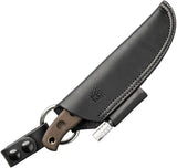 TOPS Baja Knife Survival Kit For Outdoor Enthusiasts 1095 Full Tang Micarta Handles Whistle Fire Starter Belt Sheath by Black Country Outdoor