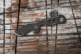 TOPS Bartender Defender BAR 01 1095 High Carbon Steel Neck Knife With Bottle Opener And Kydex Sheath For Bartenders by Black Country Outdoor