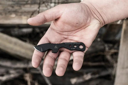 TOPS Bartender Defender BAR 01 1095 High Carbon Steel Neck Knife With Bottle Opener And Kydex Sheath For Bartenders by Black Country Outdoor
