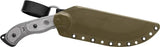 TOPS Bushcrafter BKUK01 1095 High Carbon Steel Kukuri Knife With Rugged Full Tang And MOLLE Sheath For Survivalists by Black Country Outdoor