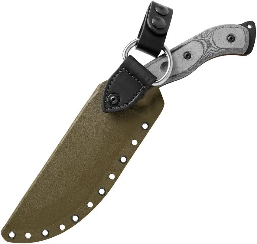 TOPS Bushcrafter BKUK01 1095 High Carbon Steel Kukuri Knife With Rugged Full Tang And MOLLE Sheath For Survivalists by Black Country Outdoor
