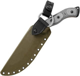 TOPS Bushcrafter BKUK01 1095 High Carbon Steel Kukuri Knife With Rugged Full Tang And MOLLE Sheath For Survivalists by Black Country Outdoor
