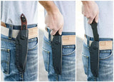 TOPS Black Heat Fixed Blade BLKHT01 - Rugged Full Tang Outdoor Knife With Coated Blade by TOPS