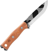 TOPS Fieldcraft BOB Hunter Survival Knife - Camouflage 1095HC Scandi Grind Full Tang For Outdoors Enthusiasts by TOPS