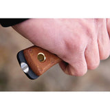 TOPS BOB Hunter Rocky Mountain Survival Knife 1095HC Full Tang Scandi Grind Ferro Rod Scraper by Black Country Outdoor