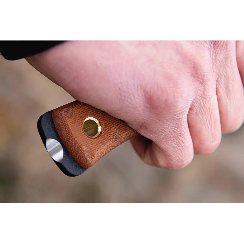 TOPS BOB Hunter Rocky Mountain Survival Knife 1095HC Full Tang Scandi Grind Ferro Rod Scraper by Black Country Outdoor