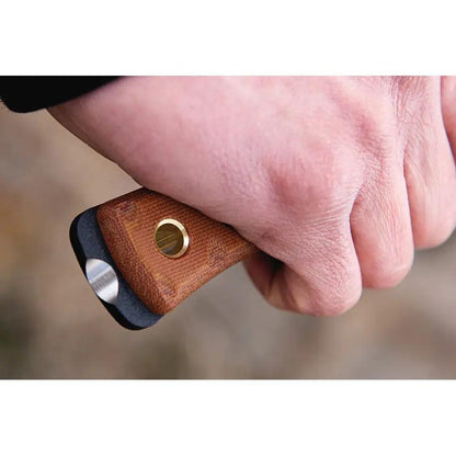 TOPS BOB Hunter Rocky Mountain Survival Knife 1095HC Full Tang Scandi Grind Ferro Rod Scraper by Black Country Outdoor
