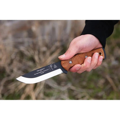 TOPS BOB Hunter Rocky Mountain Survival Knife 1095HC Full Tang Scandi Grind Ferro Rod Scraper by Black Country Outdoor