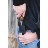 TOPS BOB Hunter Rocky Mountain Survival Knife 1095HC Full Tang Scandi Grind Ferro Rod Scraper by Black Country Outdoor