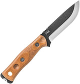 TOPS BOB Hunter Knife For Bushcraft Enthusiasts Pro Grade 1095 High Carbon Steel For Carving And Skinning by Black Country Outdoor