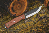 TOPS BOB Hunter Knife For Bushcraft Enthusiasts Pro Grade 1095 High Carbon Steel For Carving And Skinning by Black Country Outdoor