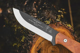 TOPS BOB Hunter Knife For Bushcraft Enthusiasts Pro Grade 1095 High Carbon Steel For Carving And Skinning by Black Country Outdoor