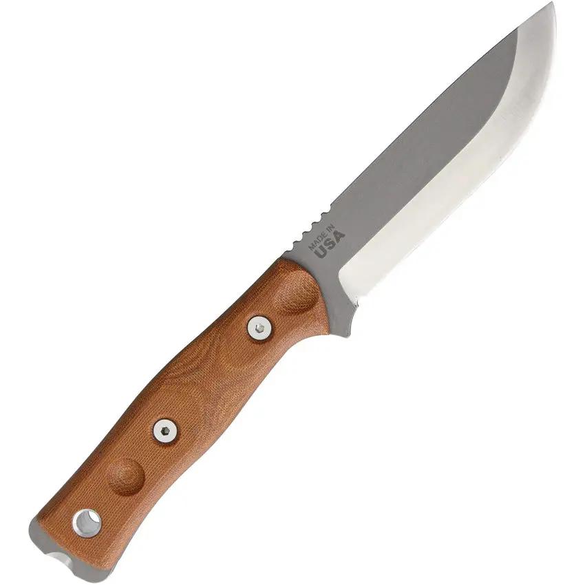 TOPS Fieldcraft BOB Hunter Knife Tan 154CM Full Tang Bushcraft Survivalists Ready 4.75 Inch Blade by Black Country Outdoor