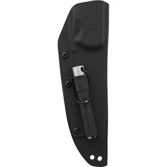 TOPS BOB Hunter Fixed Blade Knife Red And Black G10 1095 High Carbon 9.75in With Coating For Bushcraft Enthusiasts by Black Country Outdoor