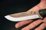 TOPS BOB Hunter Knife Coyote Tan Finish For Bushcraft Enthusiasts Full Tang 1095 High Carbon Steel by Black Country Outdoor
