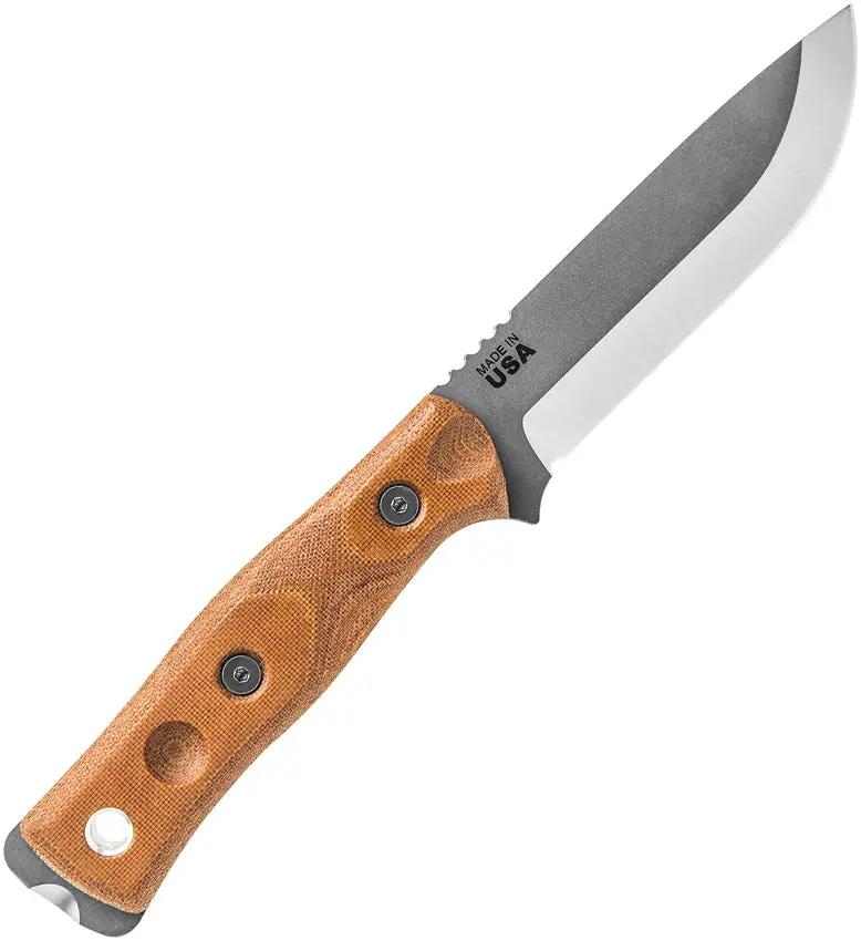 TOPS BOB Hunter Knife BROS TBF For Bushcraft And Hunting 1095 High Carbon Steel Full Tang Micarta Handles by Black Country Outdoor