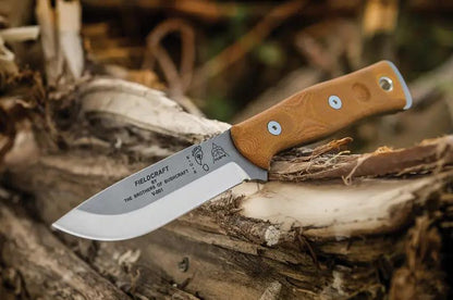 TOPS BOB Hunter Knife BROS TBF For Bushcraft And Hunting 1095 High Carbon Steel Full Tang Micarta Handles by Black Country Outdoor