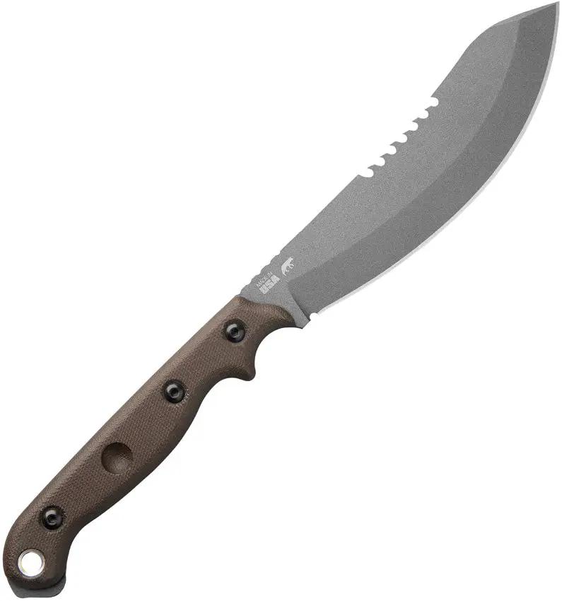 TOPS Brush Wolf BWLF-02 Fixed Blade Knife - Rugged Durability for Outdoor Enthusiasts by TOPS