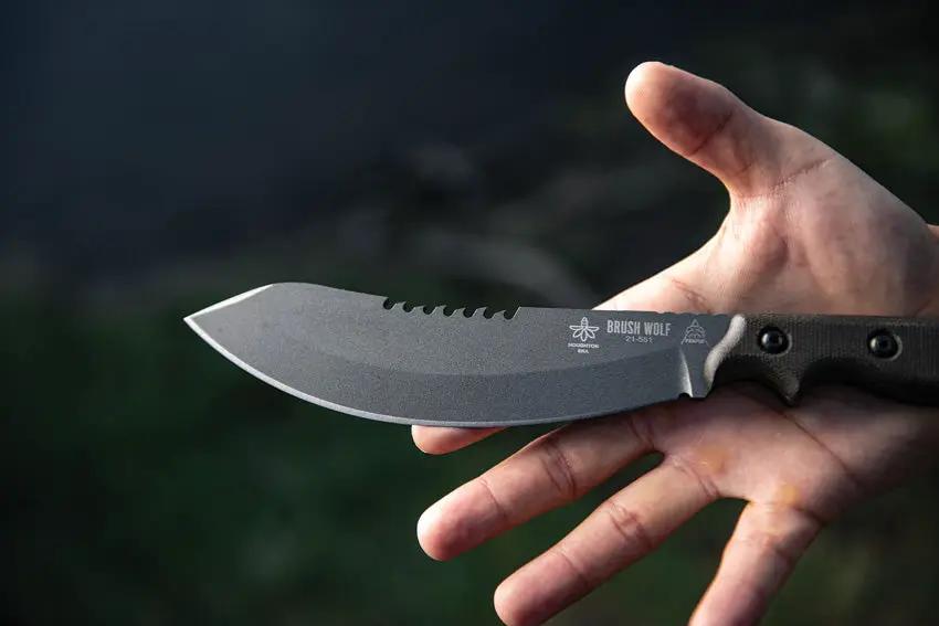 TOPS Brush Wolf BWLF-02 Fixed Blade Knife - Rugged Durability for Outdoor Enthusiasts by TOPS