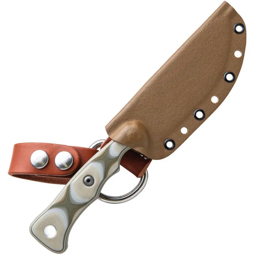 TOPS Camp Creek Knife 9in Fixed Blade S35VN Full Tang Camo G10 For Outdoorsmen Rugged by Black Country Outdoor