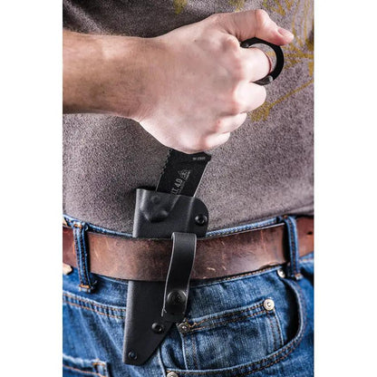 TOPS CUT Combat Utility Tool CUT-40-A Tactical Fixed Blade Knife - 4.25 Inch 1095HC Full Tang for Outdoorsmen by TOPS