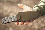 TOPS Stryker Defender Tool Tactical Full Tang 1095 Carbon Steel Blade With Black Traction Handles Lanyard by Black Country Outdoor