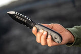 TOPS Stryker Defender Tool Tactical Full Tang 1095 Carbon Steel Blade With Black Traction Handles Lanyard by Black Country Outdoor