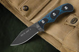TOPS Delta Unit 3 Knife Premium 1095 High Carbon Steel Hunter Point Blade Full Tang G10 Handles Kydex Sheath USA Made by Black Country Outdoor
