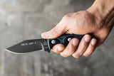 TOPS Delta Unit 3 Knife Premium 1095 High Carbon Steel Hunter Point Blade Full Tang G10 Handles Kydex Sheath USA Made by Black Country Outdoor