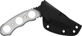 TOPS Devils Elbow XL Tactical Knife 6 Inch Overall Fixed Blade - With 1095 Steel Tang Micarta Handle And Kydex Sheath by TOPS