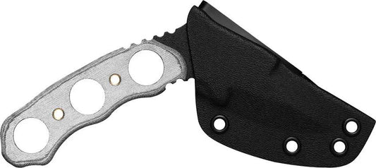 TOPS Devils Elbow XL Tactical Knife 6 Inch Overall Fixed Blade - With 1095 Steel Tang Micarta Handle And Kydex Sheath by TOPS