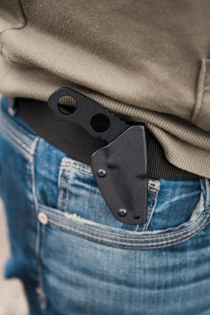 TOPS Devils Elbow Skeleton DEV-02 Boot Knife - Compact Fixed Blade For Quick Access Outdoors by TOPS
