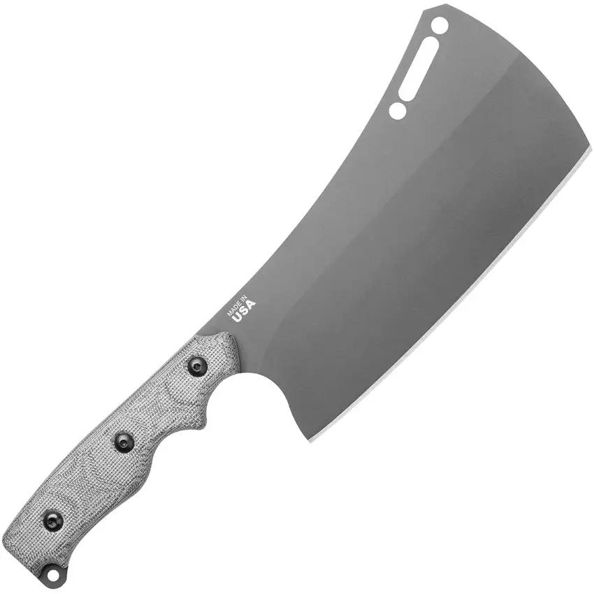 TOPS El Chappo Cleaver - 1095HC Blade, Full Tang Micarta Handle, Kydex Sheath for Outdoorsmen by TOPS