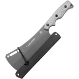 TOPS El Chappo Cleaver - 1095HC Blade, Full Tang Micarta Handle, Kydex Sheath for Outdoorsmen by TOPS