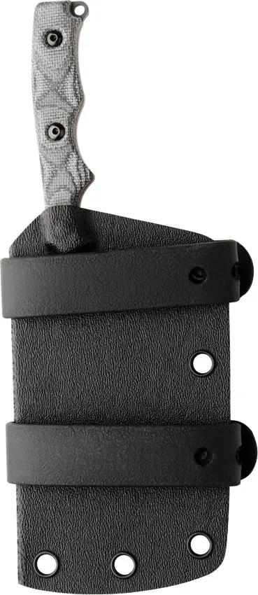 TOPS El Chappo Mini Cleaver Echam01 - Compact 3.38In Blade 1095HC Full Tang With Kydex Sheath by TOPS