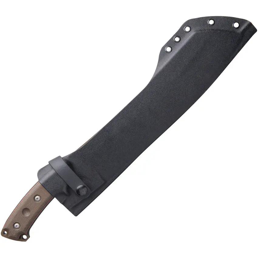 TOPS El Chete Midnight Bronze Fixed Blade Knife 12in Full Tang Micarta Handle Kydex Sheath - Rugged Outdoor Survival Tool by TOPS