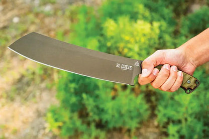 TOPS El Chete Midnight Bronze Rugged 12 Inch 1095HC Full Tang Knife For Bushcraft Survival Durable Outdoor Companion by TOPS