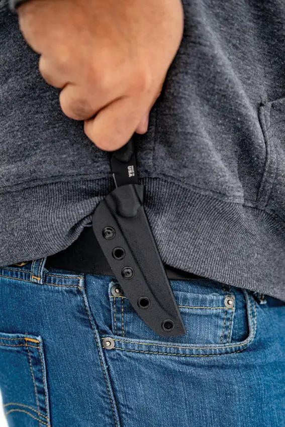 TOPS El Pionero Blackout Edition ELPO-02 - Rugged Fixed Blade Knife For Outdoor Survival Enthusiasts by TOPS