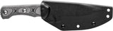 TOPS Eagles Shadow Survival Knife 1095 Steel Full Tang Black Micarta Handle For Outdoorsmen Enthusiasts by Black Country Outdoor