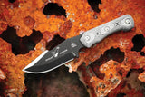TOPS Eagles Shadow Survival Knife 1095 Steel Full Tang Black Micarta Handle For Outdoorsmen Enthusiasts by Black Country Outdoor